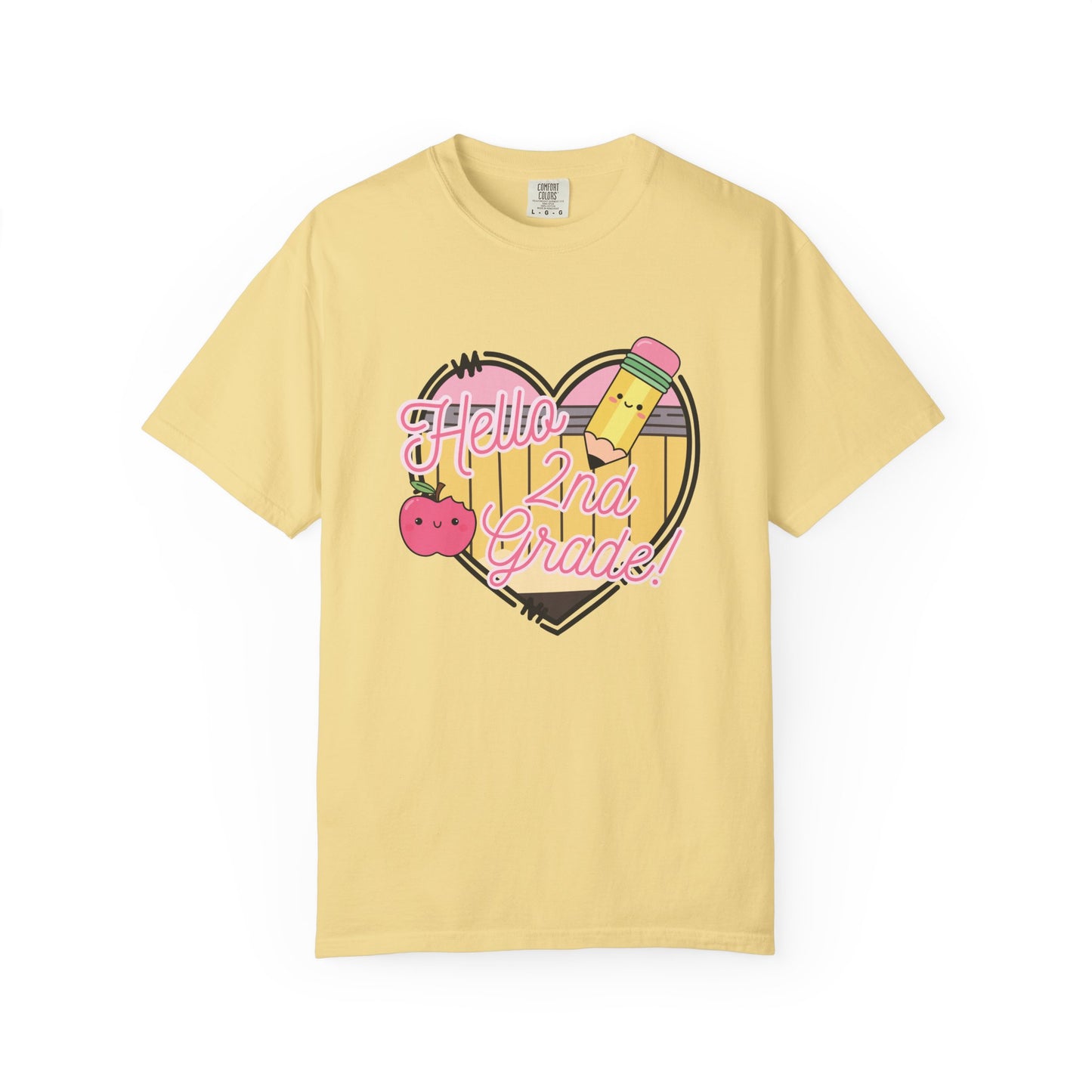 Hello 2nd Grade T-Shirt — Cute Back-to-School Teacher Tee