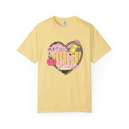 Hello 2nd Grade T-Shirt — Cute Back-to-School Teacher Tee