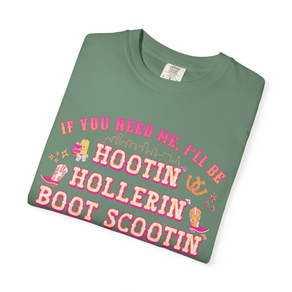 Nashville Skyline - Hootin' Hollerin' Boot Scootin' T-Shirt