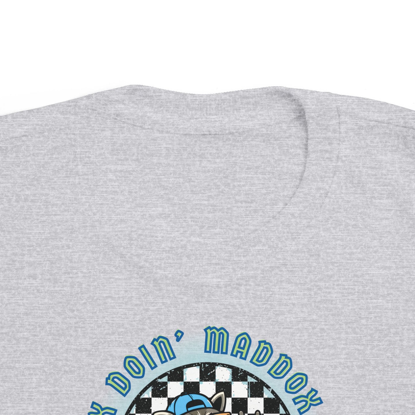 Personalizable Toddler Skateboard Tee "Maddox Doin' Maddox Things" – Kids Skateboard Shirt