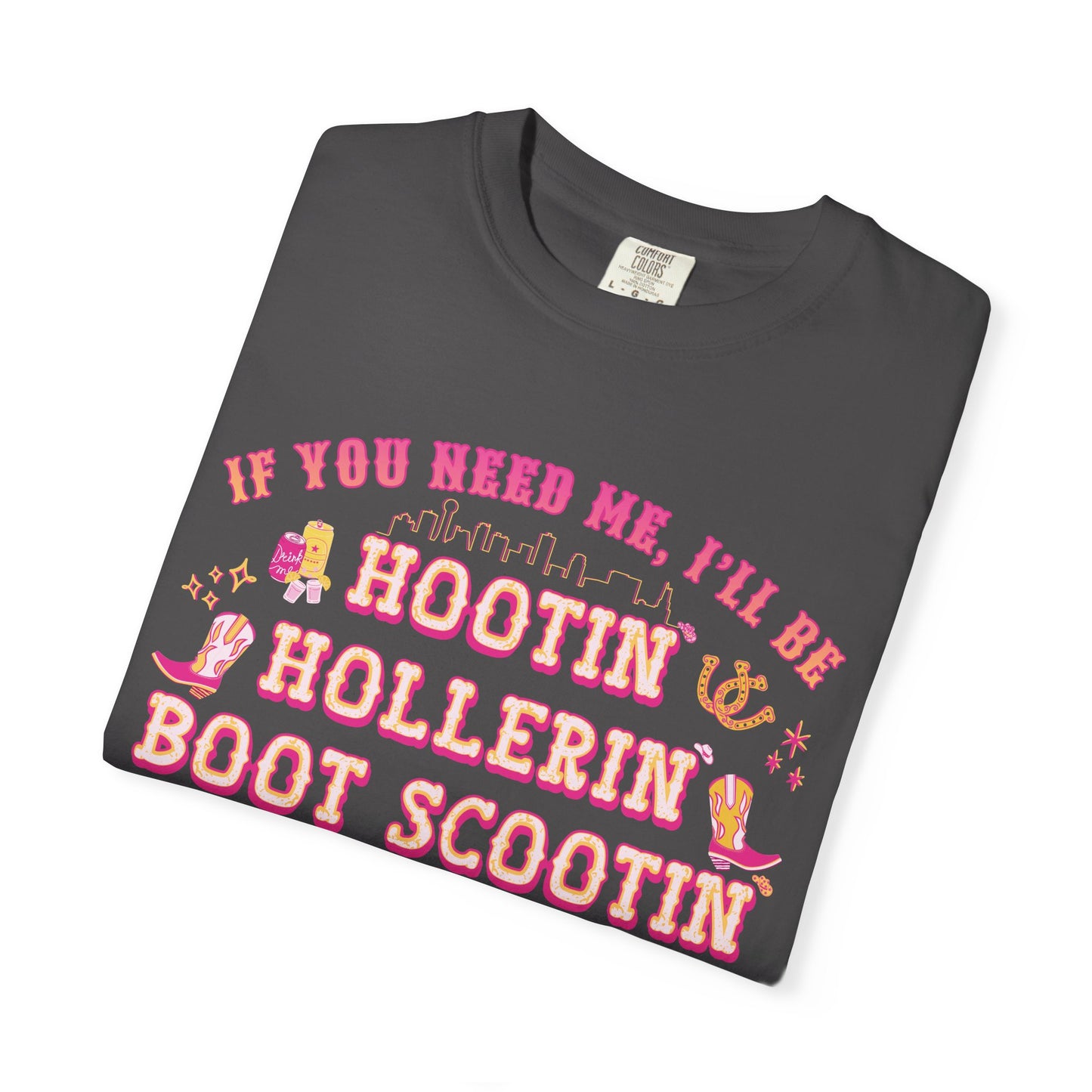 Nashville Skyline - Hootin' Hollerin' Boot Scootin' T-Shirt