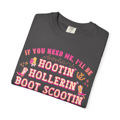 Nashville Skyline - Hootin' Hollerin' Boot Scootin' T-Shirt