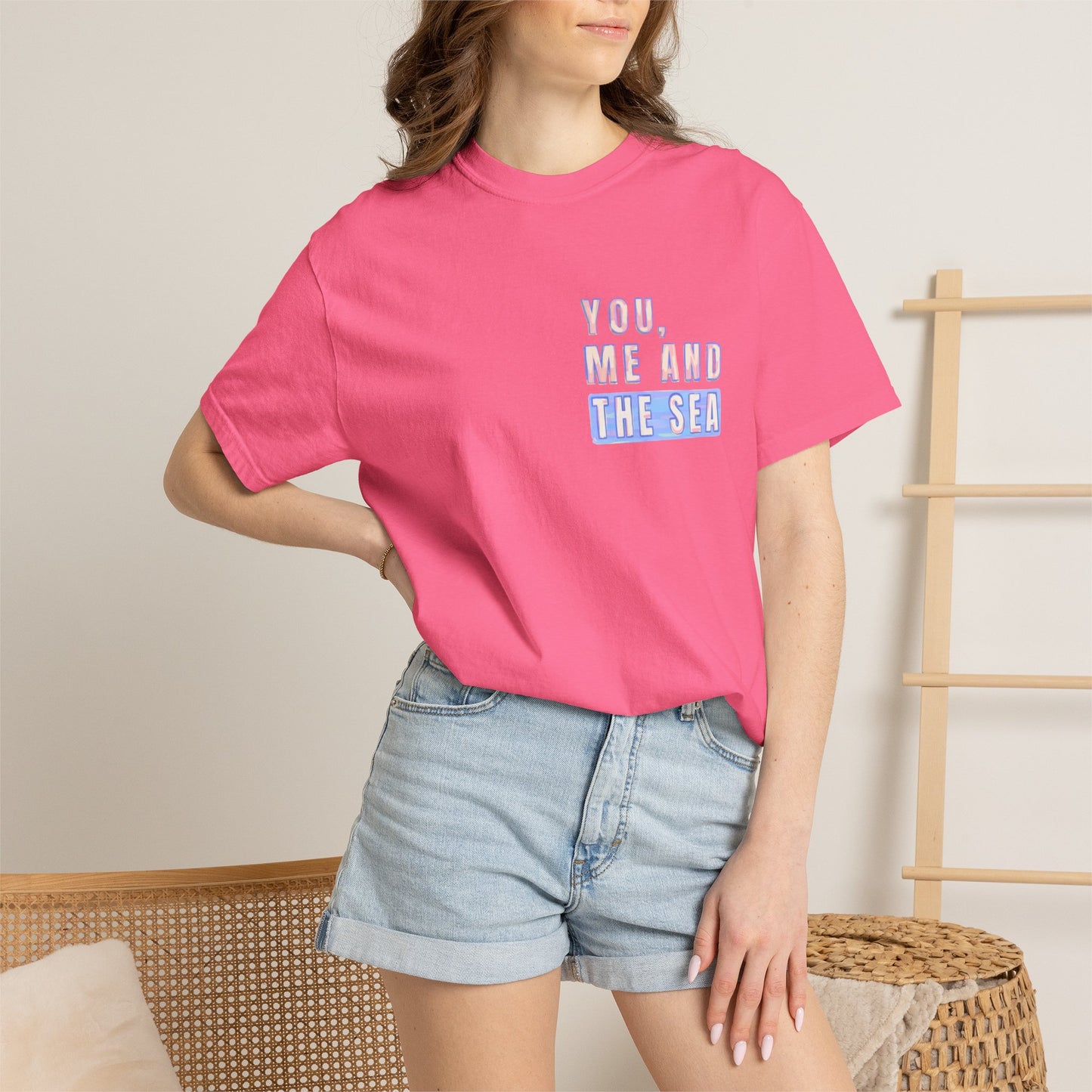 Beach Shirt, You Me and the Sea Shirt, Comfort Colors, Ocean Shirt, Coastal Tee, Summer Vacation Shirt, Beach Couples, Beach Lover Gift
