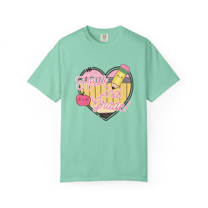 Hello 2nd Grade T-Shirt — Cute Back-to-School Teacher Tee